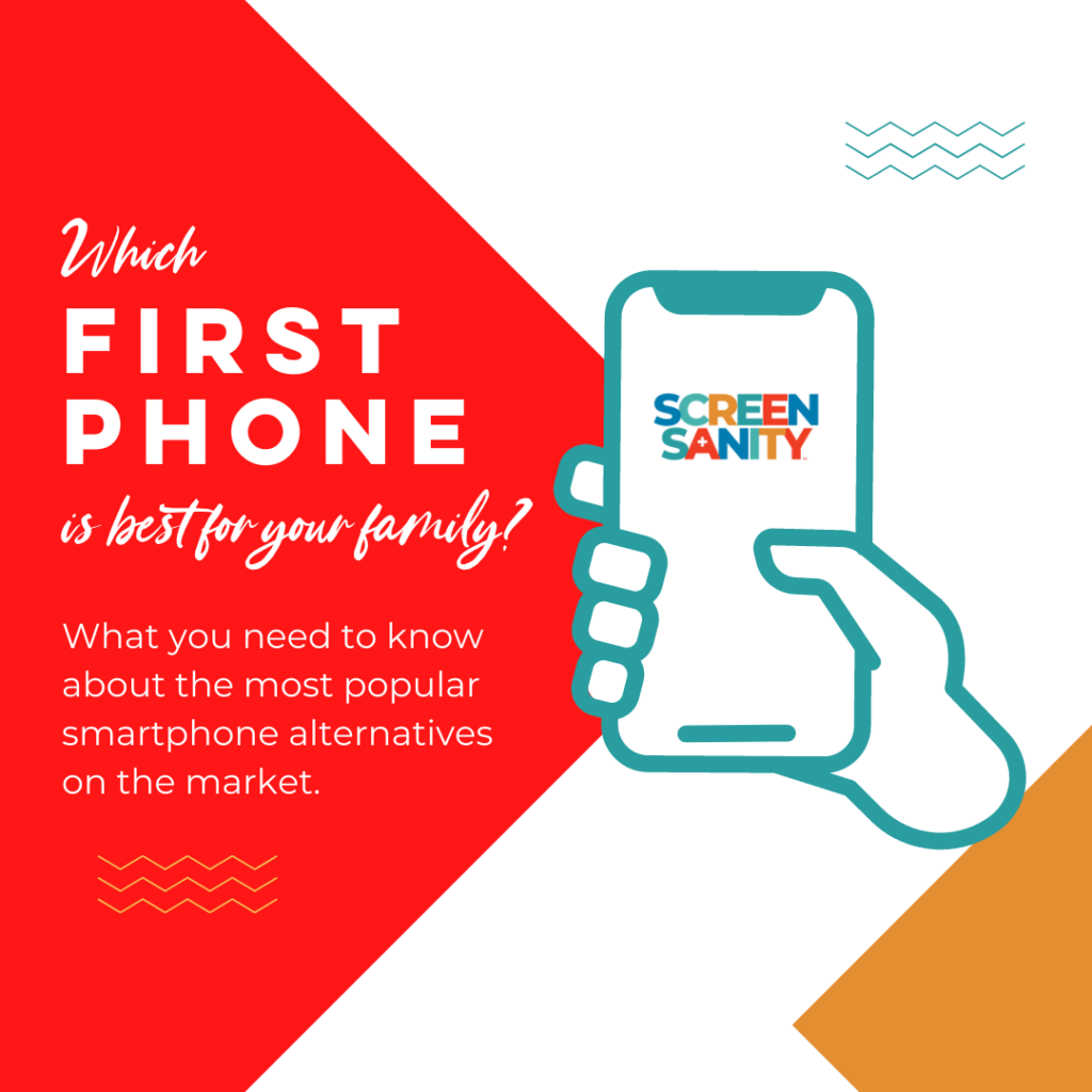 Poster art for blog post 'Which first phone is best for your child?'