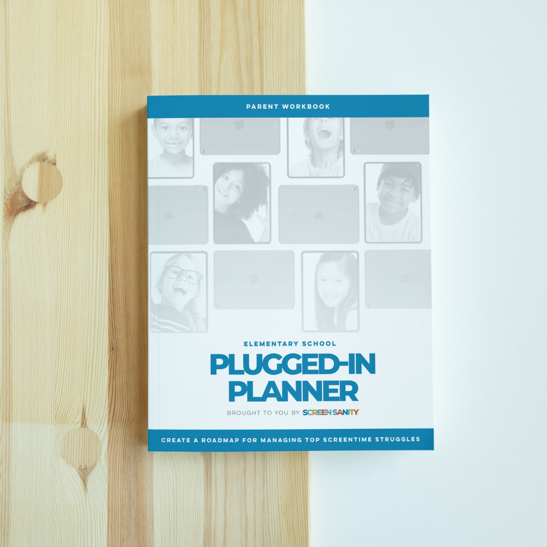 Elementary Plugged-in Planner on table