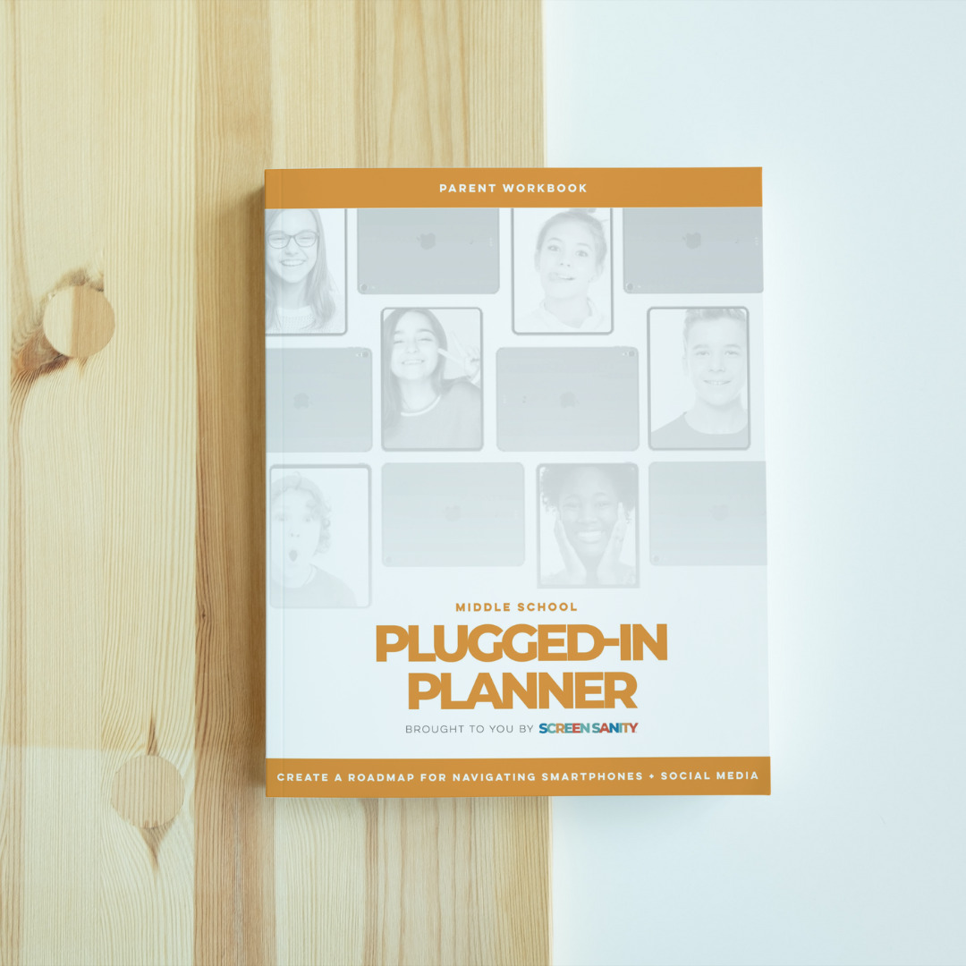 Middle School Plugged-in Planner on table