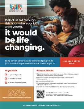 Parent Night Kit Info Sheet