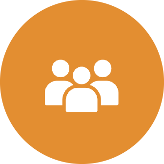 Graphic of group of people, representing stories and perspectives from parents and communities