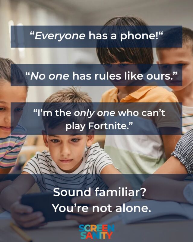 "Everyone has a phone!"
"No one else has rules like ours."
"I'm the only one who can't play Fortnite."

Sound familiar? You’re not alone.

When we wrote this piece, we were thinking of every parent who’s ever said, “I just don't know what to do.”

Because parenting in the age of tech can feel like flying blind—busy, overstretched, and unsure how to talk about it without sounding preachy or out of touch.

But here’s the thing:
You're not the only one.
You’re just not connected—yet.

📖 In this essay on @jonathanhaidt's “After Babel” Substack, @screensanity co-founder Tracy Foster shares two real stories of parents who decided to take a step—and found connection, clarity, and confidence.

You'll also find simple, actionable ways to flip the script and create a support system of parents navigating the same tech challenges. 🙌

✨ Read the full piece at the link in bio
📲 Tag a parent who needs to hear this

#ScreenSanity #ParentingInTheDigitalAge #TechTalk #AfterBabel #JonathanHaidt #ModernParenting #DigitalWellness #ConnectedParenting