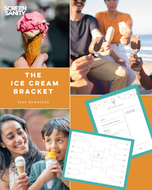 A fan-favorite: The Ice Cream Bracket is back! If you haven't already, grab your free download at the link in bio.

Want a fun way to make your frozen treats memorable this summer? Not only will your favorite ice cream spots go head to head, but we've included a rating sheet you can take with you to each location. At the end of the summer, it's time to compile your results and celebrate...with more ice cream?! 🍦

This season, let's minimize screentime and maximize memory making. What's your favorite way to make summer count? We've love to hear from you, drop it below in the comments⬇
